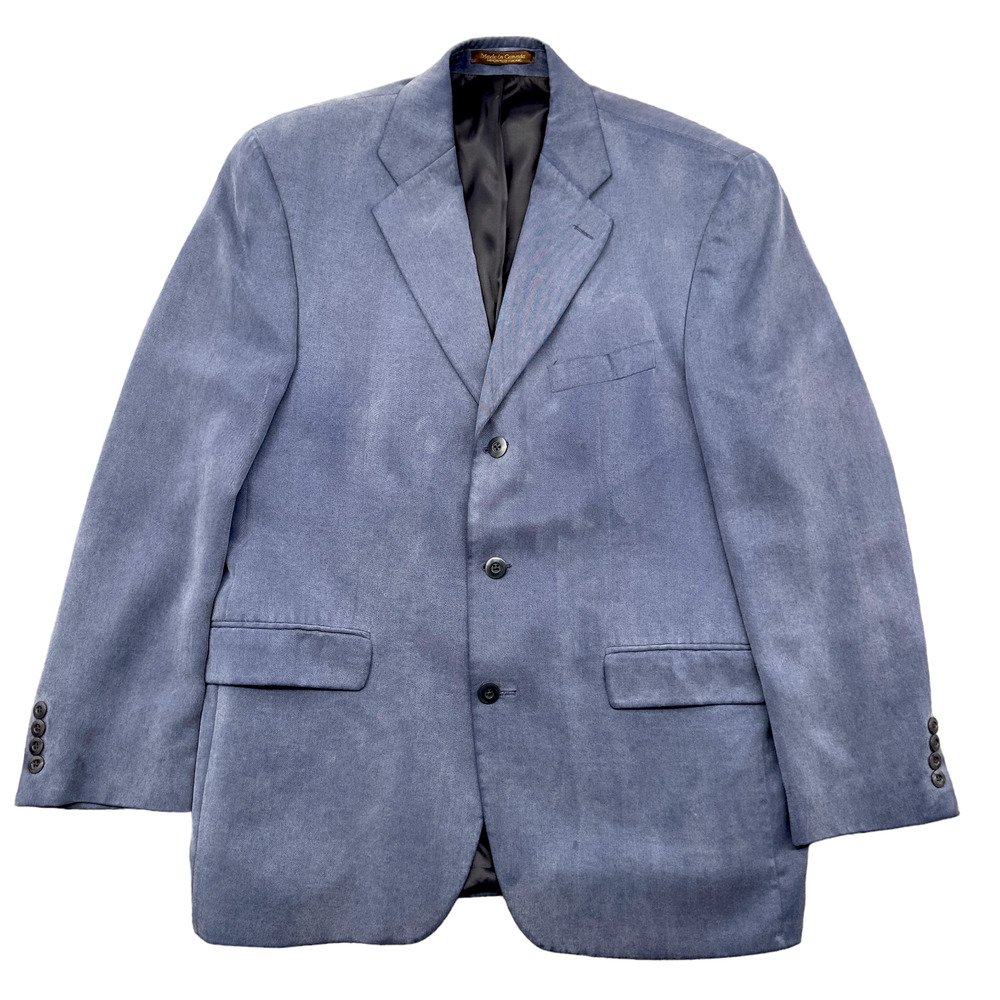 Ralph Lauren Blue Textured Sport Coat with Notched Lapels